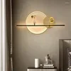 Duvar lambası outela Modern Vintage Pirinç Yaratıcı Tasarım Kabak Dekoru Sconce Işık Ev Oturma Odası Yatak Odası Başucu