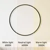 Lampa ścienna Pierścień LED Nordic Minimalist Round do salonu sypialnia Dekorca domu Oświetlenie