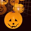 Inne imprezy imprezowe dostarczenia 12 Inco 5 Buah Balon Labu Bersinar Dengan Lampu Led Dekorasi Halloween Untuk Rumah Luar Ruangan Menyala Dalam Gelap 230904