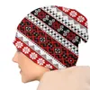 베레모 우크라이나 자수 밝은 색상 Vyshyvanka 레깅스 디자인 두개골 비니 캡 니트 모자 성인 우크라이나 민족 보닛 모자