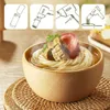 Manual Noodle Makers Household Electric Cordless Pasta Maker Machine Handheld Auto Cutter 5Shape Detachable Easy Clean Ramen 230901