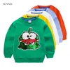 Felpe con cappuccio Felpe SENNO Ragazzi bambini maglietta neonati vestiti dinosauro rana autunno maglione camicetta top maglione con cappuccio per bambini 230904