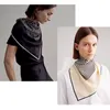 Schals Hochwertiger natürlicher Seidensatin-Schal für Damen, schwarz, weiß, gestreift, bedruckt, Schals, große quadratische Bandana-Verpackung, Geschenk für Damen 230904
