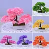 Decoratieve bloemen 1pc Muovi Hars Bonsaiboom Kunstplant Decoratie Voor Kantoor Thuis 18cm