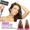 Sèche-cheveux électrique 1800W froid et chaud vent fort puissant ion négatif pliant Portable marteau diffuseur HKD230903