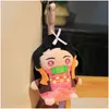 جديد 25 سم beautif zenitsu kamado nezuko tanjirou agatsuma cartoon demon slayer plush toy dolls drocels drocel drocel