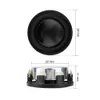 Portable Speakers AIYIMA 2Pcs 1 Inch Mini Speaker 4 8 Ohm 3W 28MM Full Range Sound Midrange Bass PU Side Speaker Bluetooth Ultra-Thin LoudSpeakers HKD230904