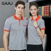 Męski Polos Gaaj marka mężczyzn Polo Shirt Pocket Control Cotton Short Rleeve Turndown Kllar Summer Brazil Golf Man 230901