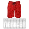 Men's Shorts Summer Gym Black Bat Design Sports Fitness Flying Bats Print Beach Short Pants Cute Fast Dry Swimming Trunks Plus Size