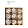 크리스마스 장식 8cm 플라스틱 공 크리스마스 장식품 연도 판매 펜던트 Xmas Tree Decorations Adornos Navidad Natal Decor Ball 230904