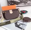 2023 Nya Hot Luxurys Designers Fashion Womens Crossbody Plånbok Ryggsäck Handväskor Purses 3st/Set Handbag Shoulder Tote Påsar Mini Bag Wallet