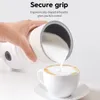 Autres outils de cuisine DEVISIB 4 en 1 mousseur à lait automatique électrique et froid pour faire du mousseur à café au lait cappuccino 230901