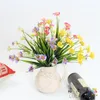 Fleurs décoratives 1 pcs belles herbes en plastique artificiel avec petite décoration de maison cadeau 4 couleurs disponibles f461