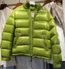 メンズの膨らむジャケットの女性ダウンコート冬のファッションパーカーコートクラシックマットパフジャケットマンレディースウォームアウターウェア23FW S-3XL