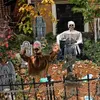 Decorative Objects Figurines Halloween Decoration Scary Doll Ground Plugin Large Swing Ghost Voice Control Horror Prop For Outdoor Garden Decor 230901