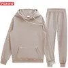 Survêtements pour hommes FGKKS Hommes Ensembles Sweat à capuche Pantalons Deux pièces Casual Couleur Solide SweatSuit Hommes Mode Sportswear Marque Set Survêtement Mâle 230904