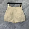 Kvinnors shorts 2023 Kvinnor Fashion Loose Casual Solid Color tredimensionella blommafickor Bloomers Sweet Pants 0528