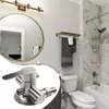 Robinets de lavabo de salle de bain Expérience de douche haut de gamme avec robinet en acier inoxydable, régulation murale et eau froide facilement avec bobine en céramique