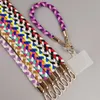 Handy-Träger, Charms, Handy-Lanyard, kurzer Stil, auffälliges, handgewebtes Lanyard, Sport-Handgelenk-Seil, Handy-Hülle, Verlust-Lanyard-Riemen-Charm