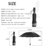 Paraplu's ZK20 Automatische Paraplu LED Reflecterende Regen Zon Omgekeerd Zakelijk Met Strips