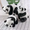 Stuffed Plush Animals 20cm Cute Lying Panda Doll National Treasure Zoo Plush Toy