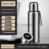 Termoser 316 Rostfritt stål Smart Thermos Bottle LED Temperatur Display Intelligent termisk vattenflaska stor kapacitet Vakuumkolvar X0904