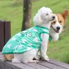 Dog Apparel Big Dog Clothes Summer Vest Anti-hair Loss Pet Clothing Printed Puppy Summer Clothes Suitable For Small Medium and Large Dogs x0904