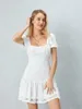 Casual Dresses Short Lace Dress For Women Backless Bandage Mini A Line College Country Going Out