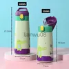 Tasses Plats Ustensiles 350 ml 500 ml Enfants Thermos Tasse Double Bouteille d'eau en acier inoxydable Thermique Dessin animé Bouteille d'eau Bouteille d'eau Tumbler pour enfants x0904