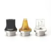 1PCS DRIP TIP 810 قش راتنج الفولاذ المقاوم للصدأ من القش ل 810 آلة ملحق عالي الجودة صفراء صافية