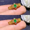 Cluster Rings Sale Emerald Ring For Daily Wear 3mm 4mm Natural Silver Vintage 925 Jewelry