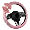 Steering Wheel Covers 15 Inch Gir Butterfly Car Cover 37/38cm Round Auto Interior Accessories Women Case Styling Four Seasons