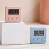 Kök Timers LCD Mini Timer Cooking Alarm Clock Digital Sleep Shower Study Stopwatch Count Gadget Tools 230901