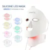 Dispositivi per la cura del viso Maschera in silicone Antietà LED P ojuvenation 7 Colori Beauty Kerut Erase Client 230904