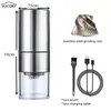 Manual Coffee Grinders Upgrade Portable Electric Grinder TYPEC USB Charge CNC Stainless Steel Grinding Core Beans VOCORY 230901