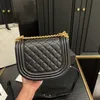 Borsa di design di alta qualità Borsa a tracolla Diamond Lattice con patta classica Borsa a catena borse a tracolla borsa hobo borse borse caviale borse da donna firmate borse con patta a catena