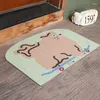 Carpets PVC Welcome Doormat Cartoon Hallway Mat Cuttable Entrance Dog Rug Carpet Area Anti Dust Floor Tidy Pad Aesthetic Home Decor