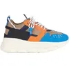 Designers S Casual Chaussures Plateforme Chain Reaction Baskets Noir Multi Blanc Marron Orange Bleu Hommes Femmes Baskets Chaussures