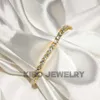 Ювелирные изделия Kibo, настоящее ожерелье из чистого золота 9 К, 10 К, 14 К, Iced Out, Vvs d, цвет, муассанит, бриллиант, 10-каратное золото, теннисная цепочка