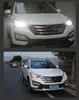 Fari anteriori a LED per Hyundai Santafe ix45 2013-20 15 LED indicatori di direzione dinamici Luci di marcia Fari anteriori