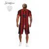 Andra idrottsartiklar DIY Soccer Jersey Set Men Football Uniform Soccer Jerseys Futbol Adult Football Set Suit Sque Size Tracksuit 230904