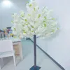 Dekorative Blumen, 180 cm hoch, gehobener künstlicher Kirschblütenbaum, weiße Simulations-Fälschungspflanze für Hochzeits-T-Station-Schieß-Requisiten
