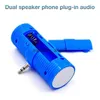 Portable Speakers 3.5MM Portable Speakers Stereo Line Mini Speaker Music Player For Mobile Phones Tablets PC Computer Directional Speaker HKD230904