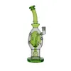 Type d'oeufs de dinosaures narguilés Bong en verre recycleur fumer tuyau d'eau Dab Rig 30 cm de hauteur avec joint de 14 mm