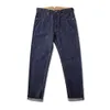 Jeans pour hommes rouge Tornado jean effilé Vintage hommes selvedge Denim mince jambe étroite pantalon 230904