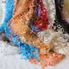 Pendant Scarves KLV Women Lace Sheer Floral Triangle Veil Church Mantilla Scarf Shawl Wrap Tassel x0904