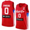 Tryck Puerto Rico Basketball 0 Isaiah Pineiro Jersey 51 Tremont Waters 28 Ismael Romero 1 George Conditt 11 Stephen Thompson Jr 41 Arndo Toro Barea World Cup 2023