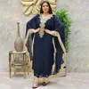 Этническая одежда кафтан Дубай Абая Турция мусульманское шифоновое платье макси ислам элегантные африканские платья для женщин халат бубу