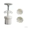 Bakning formar 3-stilar Flower Moon Cake Mold Set Model tryckt med präglad verktyg