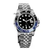 Mens Watches Automatic Mechanical 904l Stainless Steel Blue Black Ceramic Sapphire Glass Super Luminous Wristwatches 3sqh QD9J